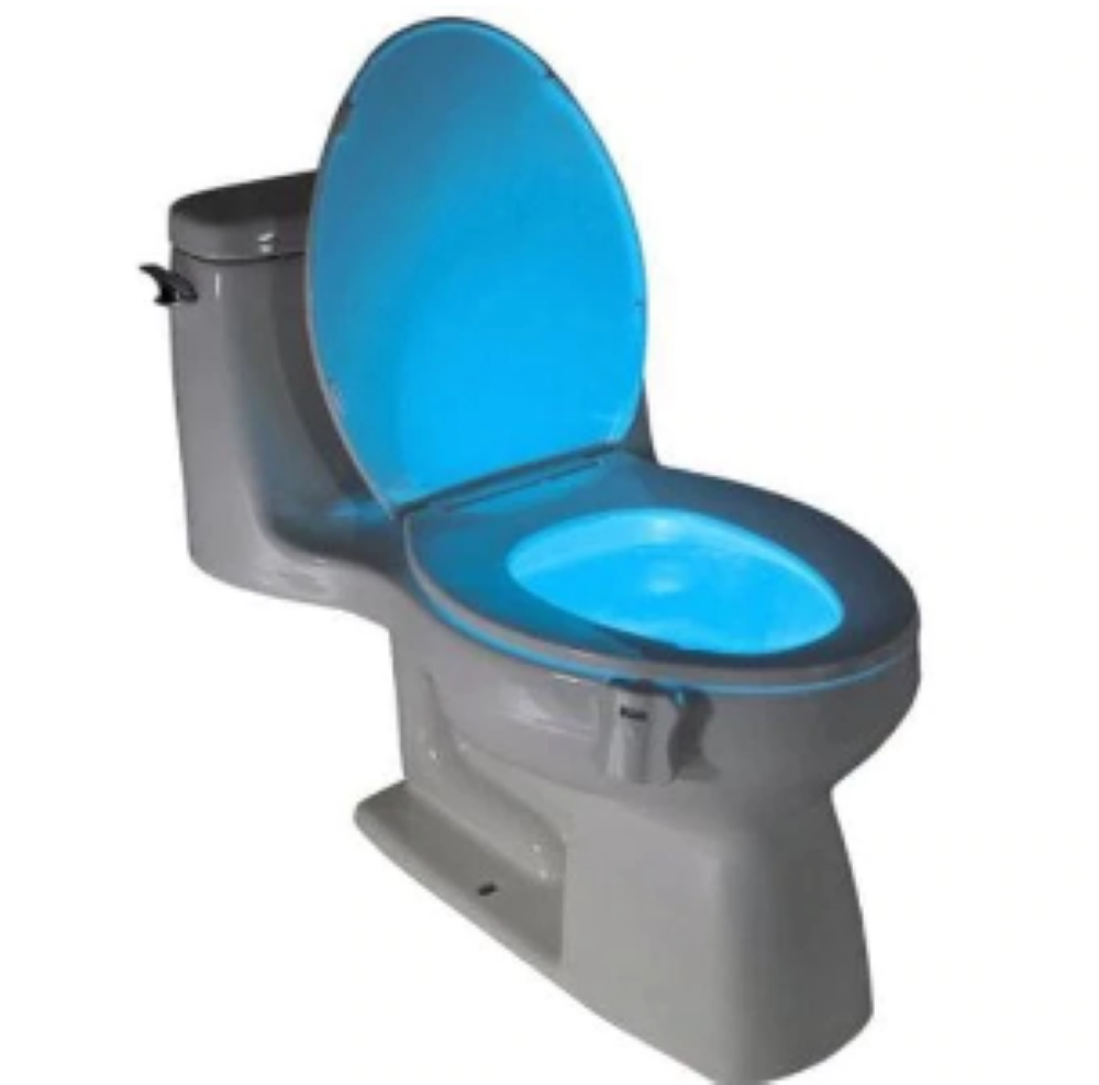 8-Color led sensored toilet potlight
